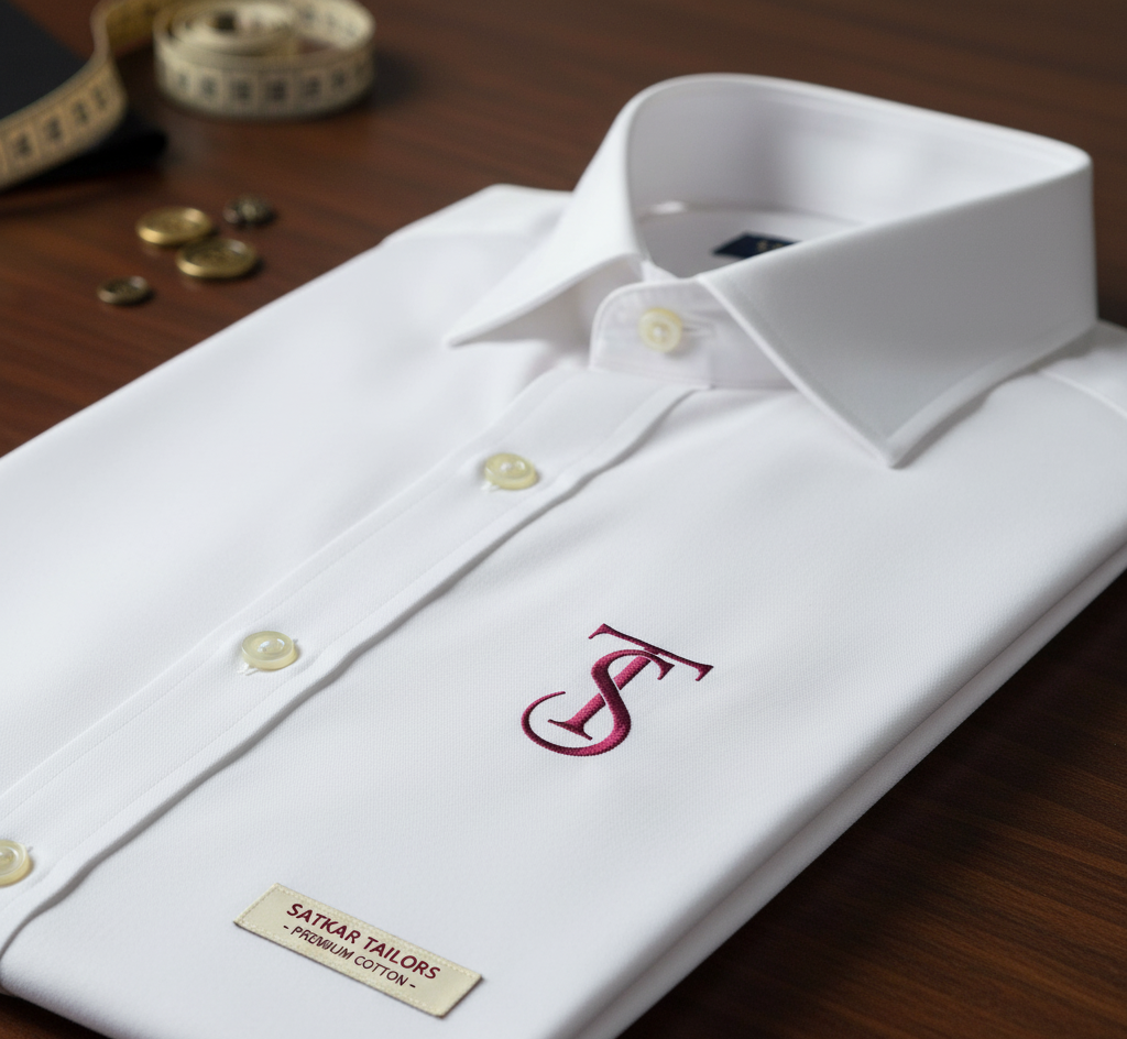 Premium Cotton Shirt in Pune – Satkar Tailors