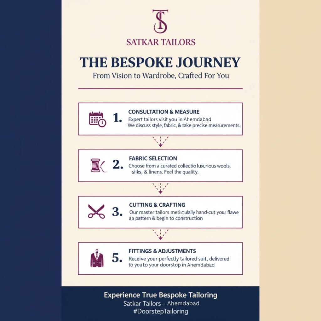 Bespoke Suit Tailor in Ahmedabad - Satkar Tailors