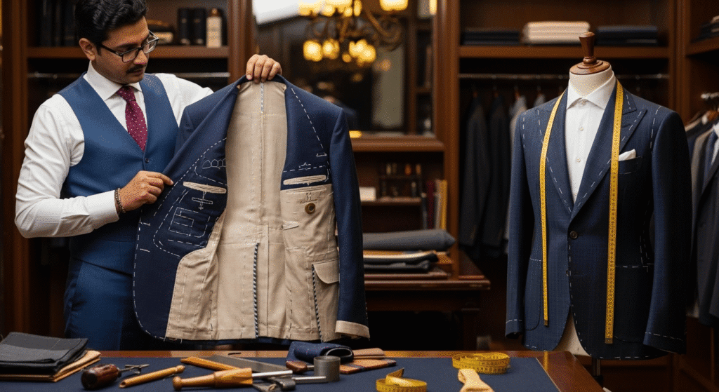 Full Canvas Bespoke Suits in Mumbai