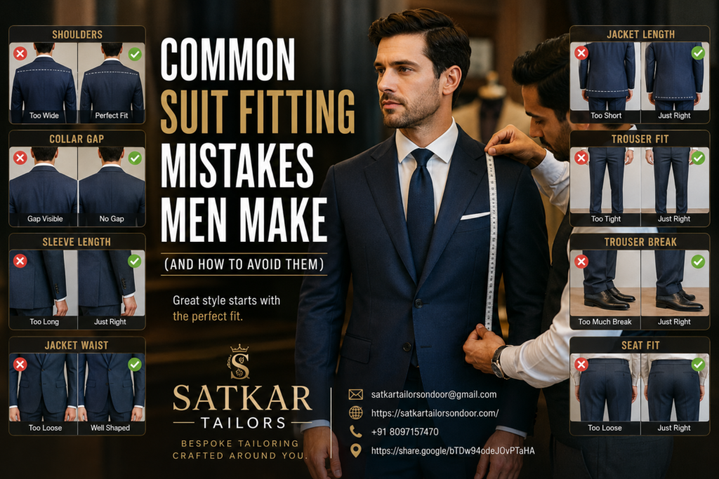 Common Suit Fitting Mistakes Men Make